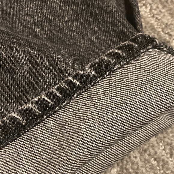 Gap Barrel Jean High Rise in Washed Black Denim 28/6P / Style 600210 - Picture 9 of 11